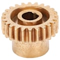Pikkukuva 2 / 8: 4301-0006-0024 24 hammaspyörä messinki 6mm D-Bore MOD 0.8 Gear teollisuusrobotin varaosat