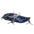 Miniatyrbild 3 av 8: Hard Fish Lure Bionic Cicada Shape fiskebete med roterande snurrar Propeller Diskantkrok 7,5 cmY238-9