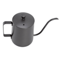 Miniatyrbild 5 av 8: Häll över kaffekanna i rostfritt stål, handhållen smal droppip, gåshals kaffekanna 350 ml PTFE svart