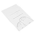 Miniatyrbild 6 av 8: 20 st Nail Color Card Display Practice Manicure Tool Foot Model Manicure Display Card för Manicurist