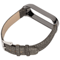 Miniatyrbilde 3 av 8: Denim mønster klokkebånd Retro håndleddsstropper erstatning for Xiaomi Mi Band 6 NFC spenne stil Grå Denim Svart skall