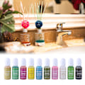 Miniatyrbillede 8 af 8: 10 farver 15g Epoxy UV-harpiks Farvefarve Farvestof Pigment DIY Kunsthåndværk (#A)