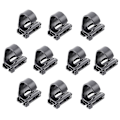 Miniatyrbillede 1 af 5: Silikone Scuba Dykning Snorkel Maske Keeper Clips - 10stk