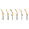 Pikkukuva 5 / 8: 6 kpl kullattu 4 mm banaani U Fork Y Spade Plug Kaiutin johdinliitin ruuvityyppinen juotevapaa
