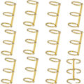 Miniatyrbillede 1 af 5: Metal hængslede ringe til 12 x 3 ringbind, gæstebøger, notesbøger og albums