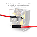 Miniatyrbillede 7 af 8: 2Pin PC Genstart ATX Computer Chassis Tænd/Sluk Knap Motherboard Jumper Switch