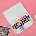 Miniatyrbillede 3 af 8: Solid Pigment Børne Udendørs Skitse Maleri Bærbart Pigment Kit Kunst Tilbehør 36 Farver