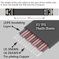 Miniatyrbild 2 av 5: Usb 3.1 Typ C Till Typ C Förlängningskabel 90 Graders Adapter Fpc Fpv Ribbon Platt Usb C Kabel 3a 10gbp _SZXM