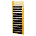 Pikkukuva 5 / 8: Mixed Black tekokulmakarvojen pidennys Fake Eyebrow Enhancer Yksittäiset kulmakarvat 5-8mm