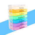 Miniatyrbillede 2 af 8: 7 dages ugentlig dispenser Am Pm Opbevaring Pilleæske Beholder Tablet Sorter Medicinetuiet Organizer