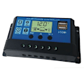 Miniatyrbillede 4 af 5: 20A HD LCD solcellepanel-laderegulator med batteriregulator