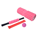 Pikkukuva 2 / 8: 33cm Piikkimäinen Jooga Ontto Vaahtomuovirulla Hierontatanko Fascia Pallosetti Pilates 33CM 5in 1