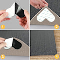 Miniatyrbillede 4 af 5: Tæppegreb - Dobbeltsidet Antislip Tape til Trægulve og Fliser (12 Pak)