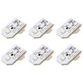 Miniatyrbilde 1 av 5: 6 stk. WR55X11132 LED-lys for kjøleskap