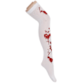 Miniatyrbilde 2 av 5: Halloween-heks med edderkopp kne-høye sokker, kvinners fancy dress tilbehør, 5 stykker