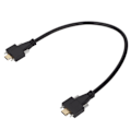 Miniatyrbillede 4 af 8: Type C han til Type C han 0,3 m 4K ved 60 Hz 5A hurtigopladning 10 Gbps USB C 3.1-kabel med skruehuller til tabletcomputer