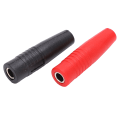 Miniatyrbilde 1 av 8: U48 4 mm Hunn Banana Plug Jack Socket DIY-kabelkoblinger Adaptere for elektrisk testing