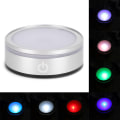 Miniatyrbild 5 av 6: Crystal Display Base Silver LED Touch Lamps Hållare Multi Mode Färgglad 3D för dekoration