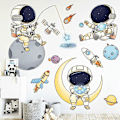 Miniatyrbild 4 av 5: En uppsättning Astronaut Väggdekaler Väggdekor för vardagsrum Sovrum kök kontor
