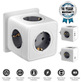 Miniatyrbillede 1 af 5: Stikdåse kube uden kabel 5/4 rum multistikdåse adapter Kube 1X -GSL ZD C D