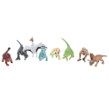 Miniatyrbillede 4 af 8: 8 stk. Dinosaur Model Sæt Mini Simuleret Sød Levende Dinosaur Legetøj Hjem Indretning Gave til Børn 8 stk. / Sæt
