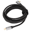 Miniatyrbillede 3 af 8: 2m 100W 4K Retvinklet 5A Type C PD Kabel til Huawei Telefoner Tablets USB C til USB C Kabel