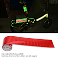 Miniatyrbillede 8 af 8: 5cmx3m sikkerhedsklæbende reflekterende tape Rulleklistermærke til trailere Biler Cykler Rød