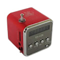 Pikkukuva 2 / 5: TD-V26 Digitaalinen Kannettava Mini FM Radio Vastaanotin LED Kaiutin Langaton Kaiutin MP3 Tuki SD/TF Kortti Punainen