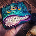 Miniatyrbillede 2 af 5: Mimic Bryst DND Terningeboks Passer til Polyhedriske Terninger
