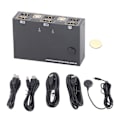 Miniatyrbilde 2 av 8: 2-porters KVM-svitsj dobbel skjerm HD Multimedia Interface 4K 30Hz for 2 datamaskiner Del USB-tastaturmusmonitor KVM-konverter