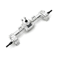 Miniatyrbillede 5 af 5: For- og bagaksel sæt til FMS 1/24 FCX24 Xiaoqi K5 RC, Sølv