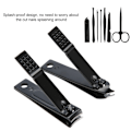 Miniatyrbild 6 av 8: 8 i 1 Nagelklippare i rostfritt stål Set Nagelmanikyrsats 02#