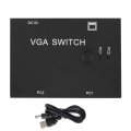 Miniatyrbillede 1 af 8: VGA Splitter Computertilbehør 2-In-1-Out 2 Port Switcher HD Display Tilbehør til Host Switch