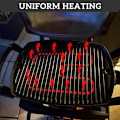 Miniatyrbillede 5 af 5: Elektrisk grill kompatibel med Weber 66631 Weber Q140 Q1400 grill udskiftningsvarmeelementer