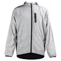 Miniatyrbilde 4 av 8: Sykkel Full Reflective Coat Full Reflective Vanntett Hette Vindjakke for Utendørs Sportsentusiaster M