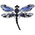 Miniatyrbillede 1 af 2: Krystal Rhinestone Guldsmed Broche Nål Smykker Fødselsdagsgaver Mors Dags BrocherFlot Design
