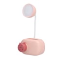 Miniatyrbild 3 av 8: Skrivbordslampa tecknad katt multifunktionell LED-skrivbordslampa med pennvässare USB-kabel för studierum sovrum kontor presentrosa
