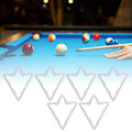 Pikkukuva 5 / 8: 6 kpl Biljardi Magical Rack Arkki Pöytä Pool 10 Pallo Paperi Kärkityökalu Tarvike Valkoinen