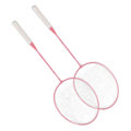 Miniatyrbild 7 av 8: K1134 Badminton Racket Set Split Iron Alloy Badminton Racket Set med förvaringshink Förvaringsväska Rosa
