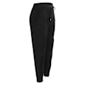 Miniatyrbillede 3 af 8: Sweatpants til kvinder med snøre i taljen - Polyester - Fitness - Løs pasform - Stilfulde - Joggingbukser til sport og løb - Sort - S