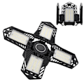 Miniatyrbilde 8 av 8: E27/E26 Garasjelys med 4 blader 150W vanntett deformerbar gruvelampe 85-265V 15000LM