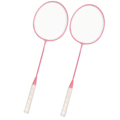 Miniatyrbild 5 av 8: K1134 Badminton Racket Set Split Iron Alloy Badminton Racket Set med förvaringshink Förvaringsväska Rosa