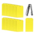 Miniatyrbilde 1 av 5: 100 stk. 15,9 cm x 7,9 cm plastfraktetiketter for utstyr og bildeler