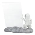 Miniatyrbild 6 av 8: Astronaut staty prydnad med fotoram Desktop harts dekorativ prydnad för barnrum