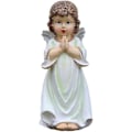 Miniatyrbillede 1 af 5: Haveengel Statue, Malet Harpiks Fe Skulptur Model