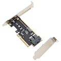 Miniatyrbilde 1 av 8: PCIE X8 til U.2 Adapterkort Dual Port SFF 8643 Mini SAS HD 36Pin PCIE Adapterkort for Konvensjonell Desktop