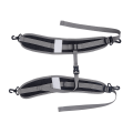 Miniatyrbillede 2 af 8: Nylon Holdbar rygsæk Skulder Justerbare stropper Bæltereparationsdele tilbehør (sort+grå)