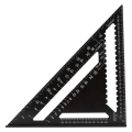 Miniatyrbillede 2 af 8: 12 tommer aluminiumslegering trekantform firkantet lineal Precision Engineer Carpenter Måleværktøj