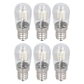 Miniatyrbillede 4 af 8: 10 stk LED E12 Pære Glas Lille Loftlampe Pære 500LM Vægpære til Soveværelse Kontor 220V