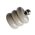 Miniatyrbillede 5 af 8: Nordisk stil Qtip-holder Dispenser Desktop Støvfri Bomuldspind Opbevaringsbeholder Donut Form Makeup Opbevaringsboks med låg Khaki 3 lag